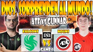 FALCONS VS NOUNS BO3[GAME 1]ATF, SKITER VS GUNNAR, YUMA, LELIS- PGL WALLACHIA SEASON 1- DOTA - ESB