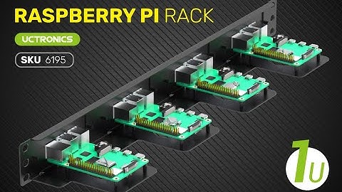 Front Removable Raspberry Pi 1U Rack Mount