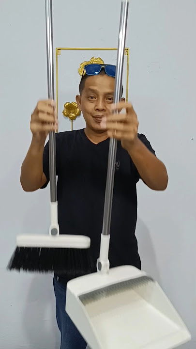 Set sapu pengki lipat praktis #setsapupengkilipat