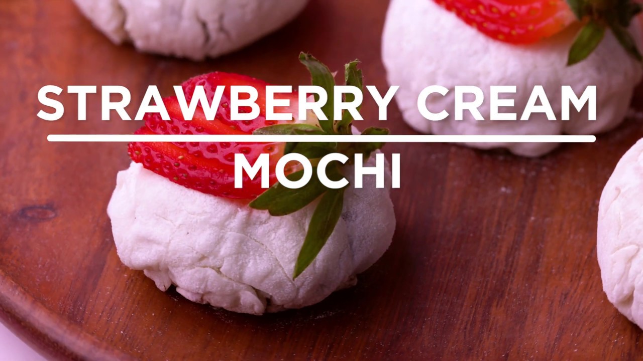 Strawberry Cream Mochi | Umami Insider