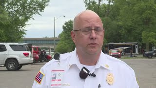 Firefighters give update on recovery search efforts for missing swimmer