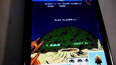 Space invaders arcade emulator for Android