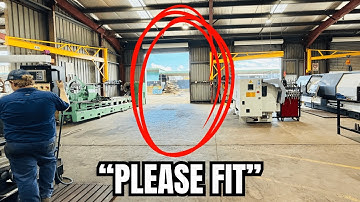 Getting The Shop Ready For The New MEGABORE Lathe