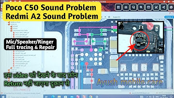 Poco C50/Redmi A2 Sound problem | Ringer ic not working | Mic Speaker IC problem | Deeply explain