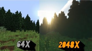 Minecraft. Extreme графика на GTX 1650TI. 2048x + Ray tracing.
