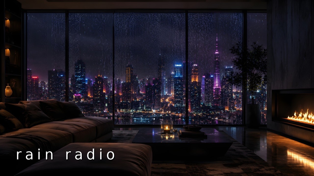Rainy Apartment Lofi | Warm Jazz Chords for Late Night Work