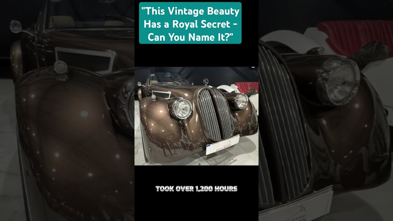 "This Vintage Beauty Has a Royal Secret - Can You Name It?" 