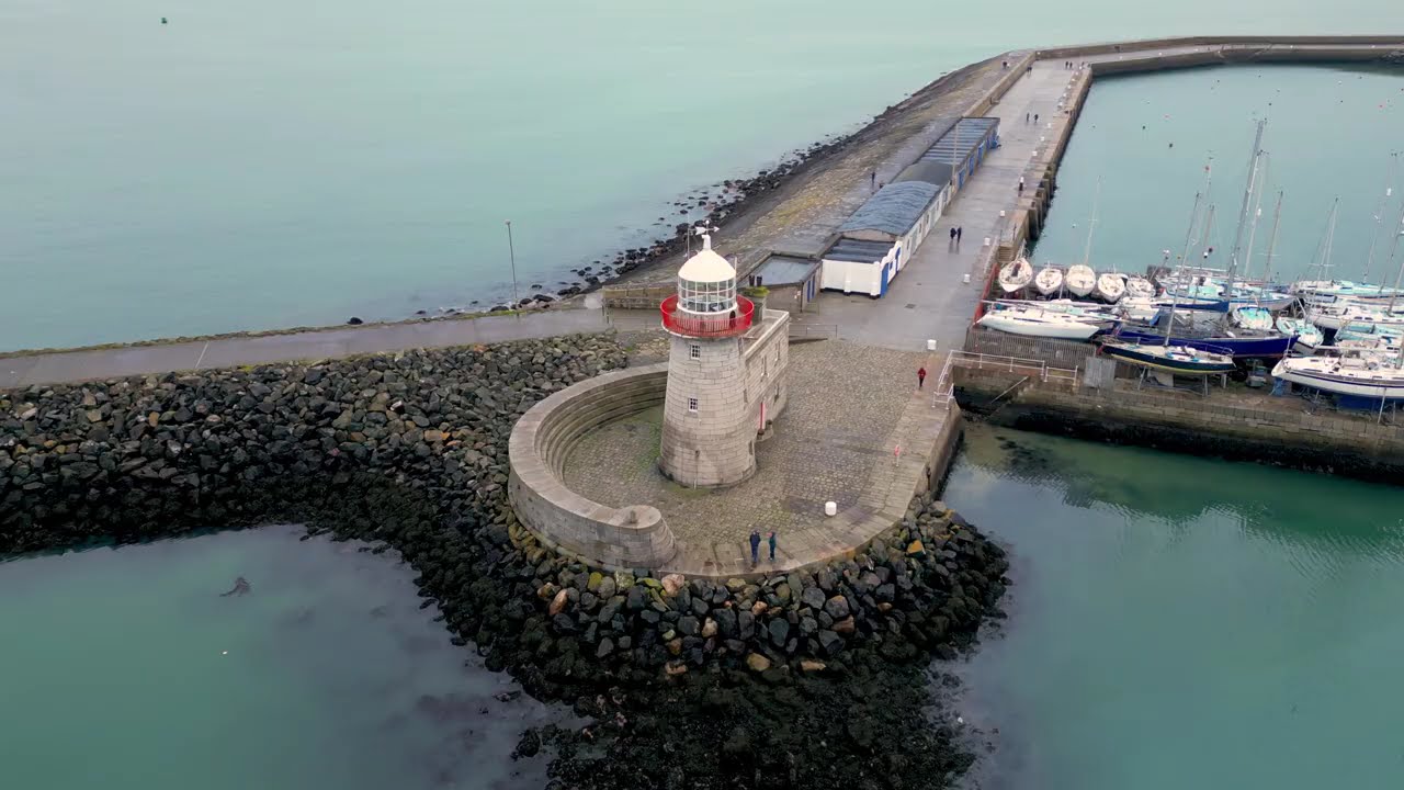 Howth Dublin | Ireland - 4K Drone Stock Footage