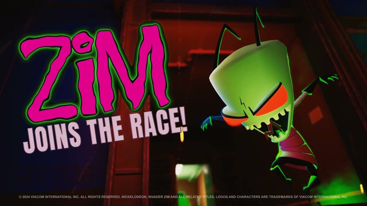 Invader Zim joins the race!