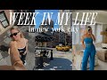 week in my life in nyc 🚕 try on summer haul, how i plan outfits, new hairstyles + dyson airstrait!