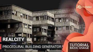 How to Use RealCity: Procedural Building Generator in Blender - Beginner