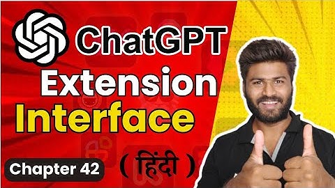 ChatGPT Secret Extension interface | ChatGPT Ai Tools Full Course in Hindi @learninggupshup