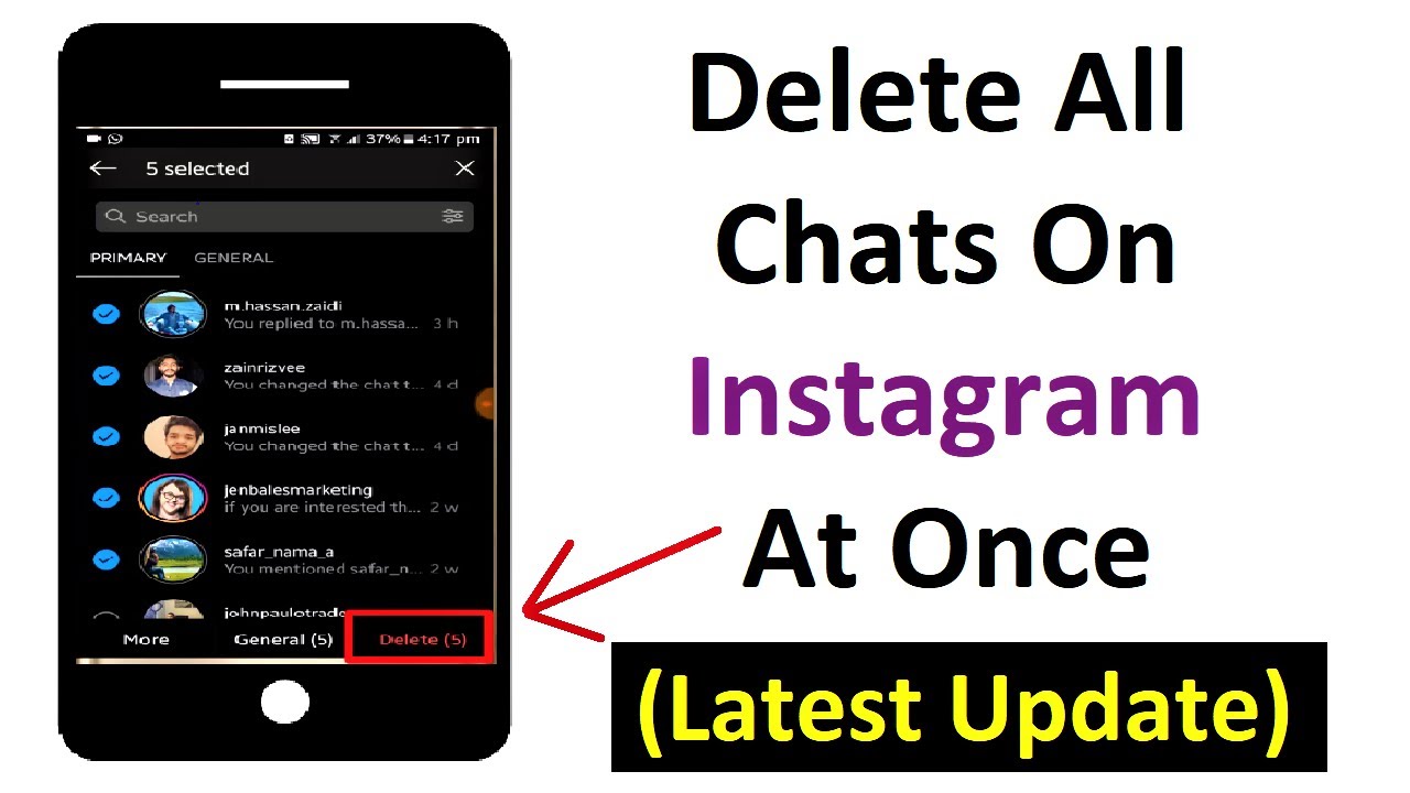 solved】How to delete a chat on instagram - How.co