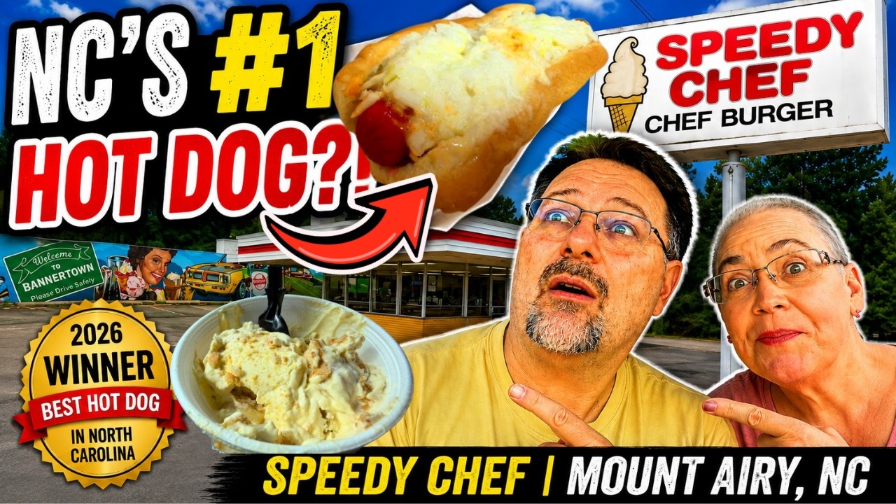 Speedy Chef Voted BEST Hot Dog in North Carolina! 🌭 | Mount Airy, NC Review