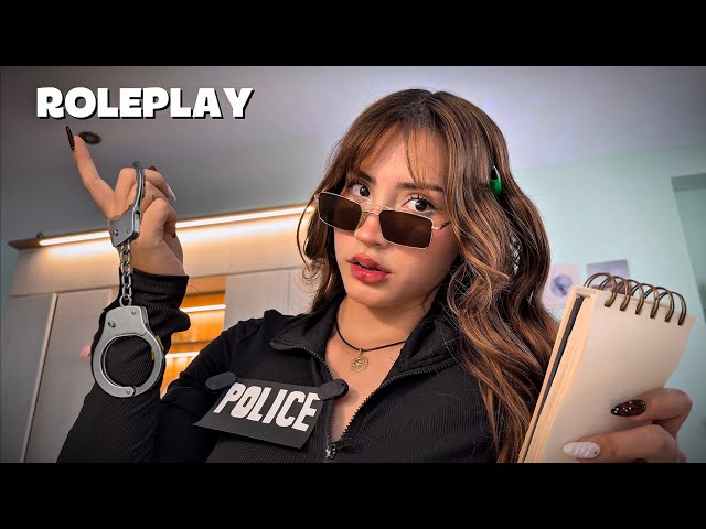 ASMR ROLEPLAY POLICE EXAM POV: Tough cop examines you and gives you a breathalyzer test 👮‍♀️🚨
