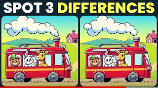 Spot 3 Differences Observation Test