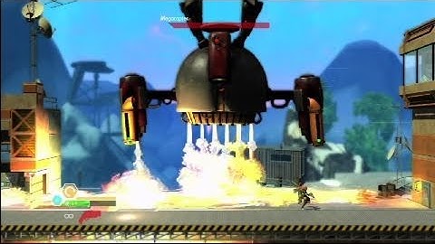 Bionic Commando Rearmed 2 - MegaCopter Battle Gameplay | HD