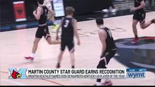 Braxton Keathley Named 2025-2026 Max Preps Kentucky Basketball Player Of The Year Wymt News