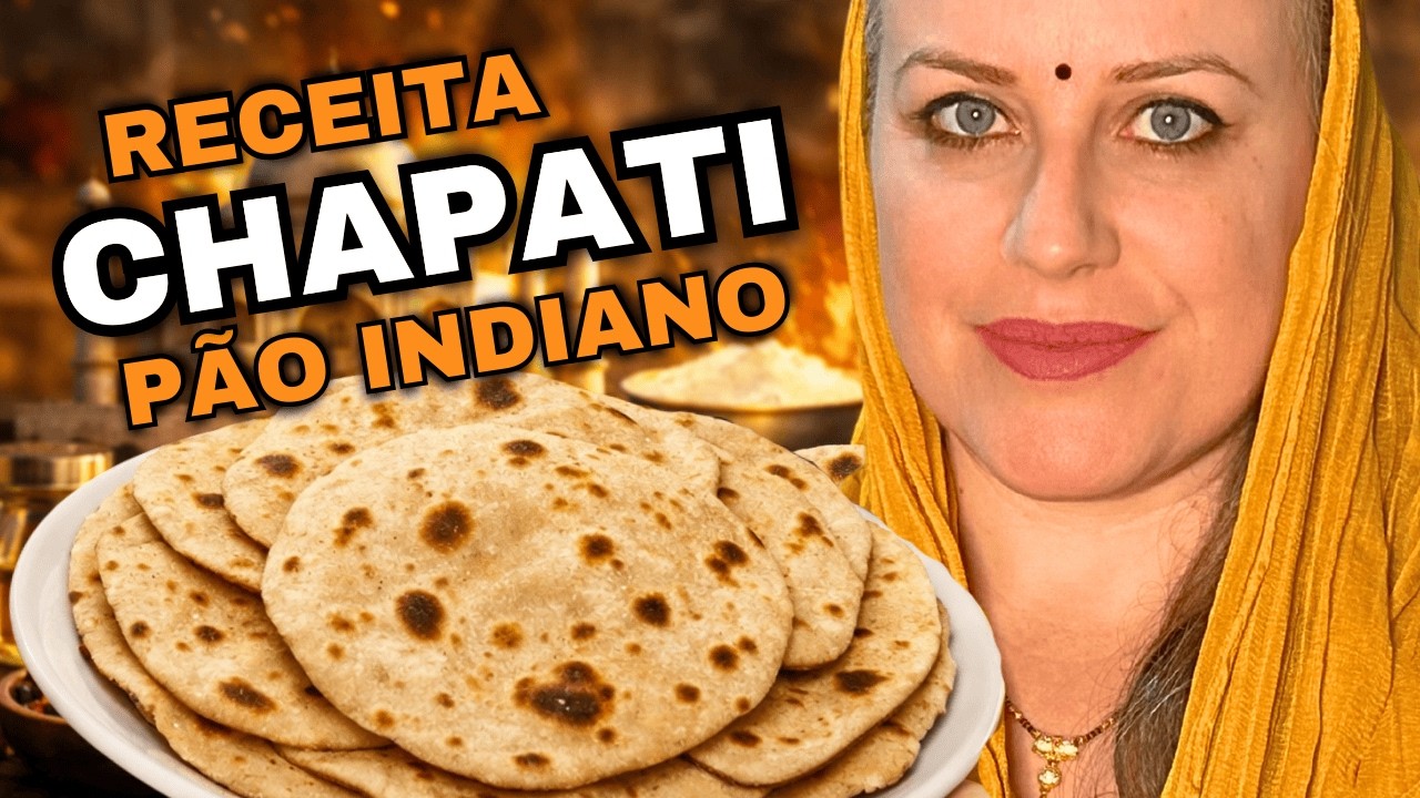 Receita de CHAPATI na Casa da Minha Sogra Indiana! E Eu Passei Vergonha 😅 Brasileira na Índia