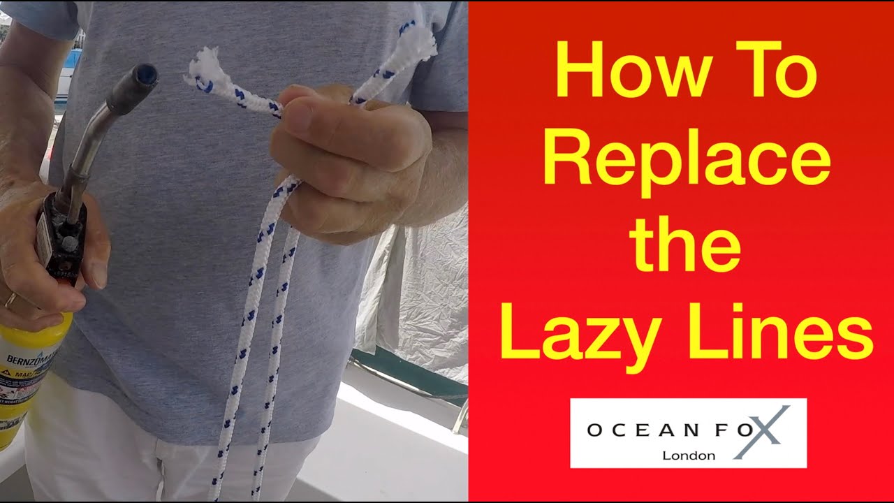 How To Replace the Lazy Lines.BEST way to do it. Sailing Ocean Fox