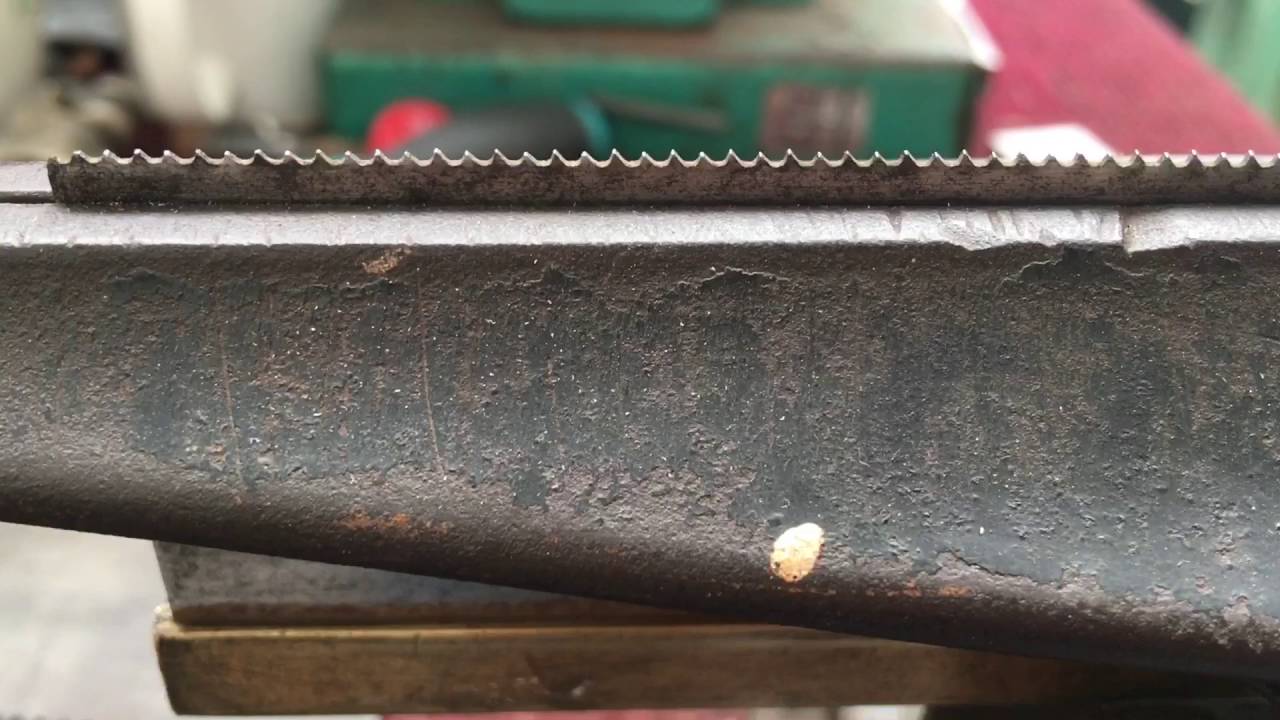 How to sharpen a Handsaw by hand YouTube