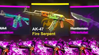 The DIAMOND Case Gave me This $2000+ AK-47  FIRE SERPENT 👀