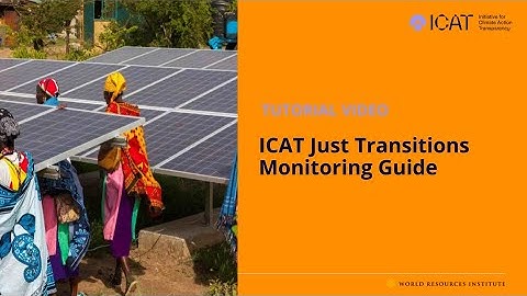 Tutorial - Just Transitions Monitoring Guide