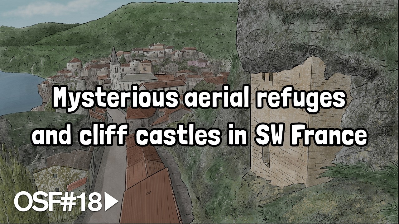 Mysterious aerial refuges and cliff castles in SW France