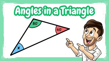 Angles in a Triangle // How to find Missing Angles in a Triangle