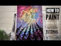 How To Paint LOOKING UP 🎨Acrylic Painting Tutorial