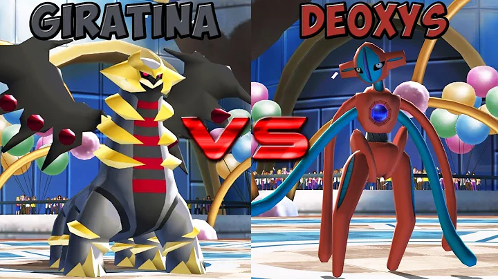 Pokemon battle revolution - Giratina vs Deoxys