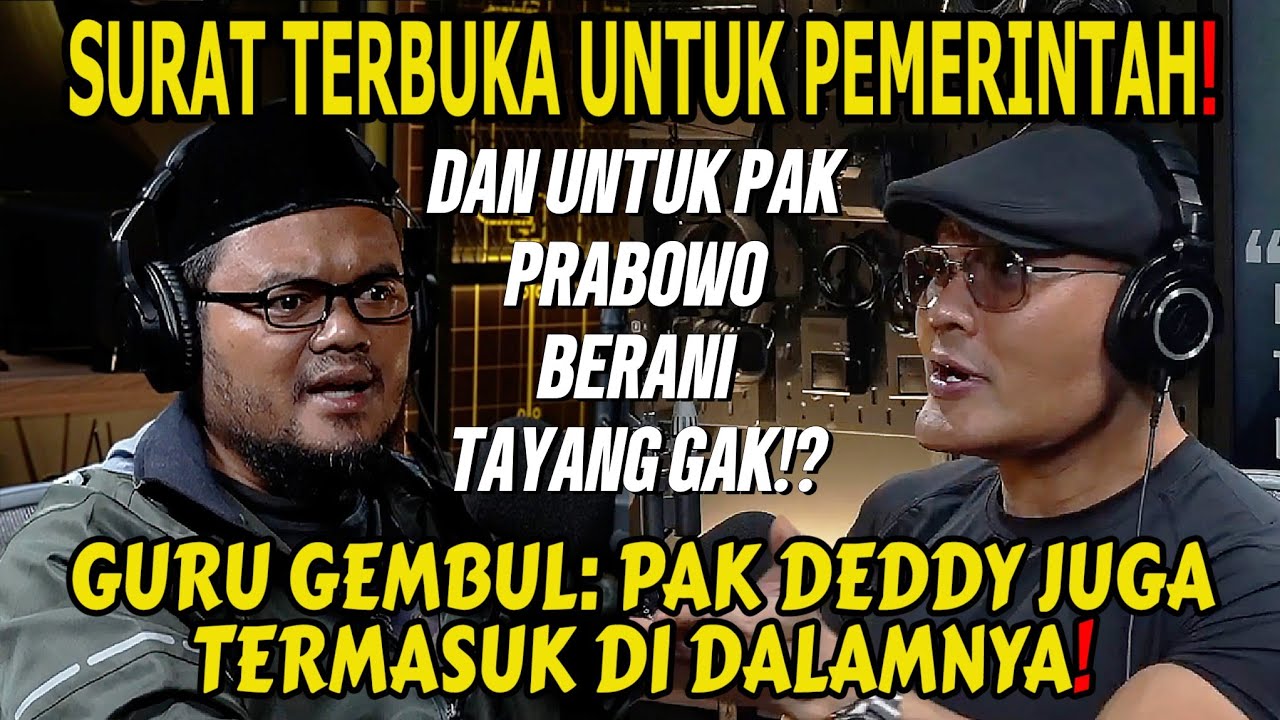 SAYA TANTANGIN PEMERINTAH NEH.. BERANI TAYANG⁉️- NGERI NIH ORANG😂- Guru Gembul