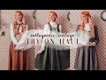 A *Cottagecore & Vintage Aesthetic* Clothing Haul + Try-on | Thrifting Tips Outfit Inspo! 2021