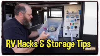 RV Basement Hacks and Storage Tips Grand Design Reflection 367 BHS