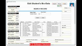 How to Edit Student Record in School Management Software 
