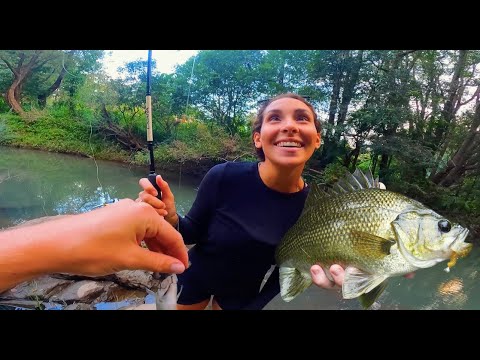 I Took my Girlfriend BASS FISHING – Australian Bass Fishing the Gold coast