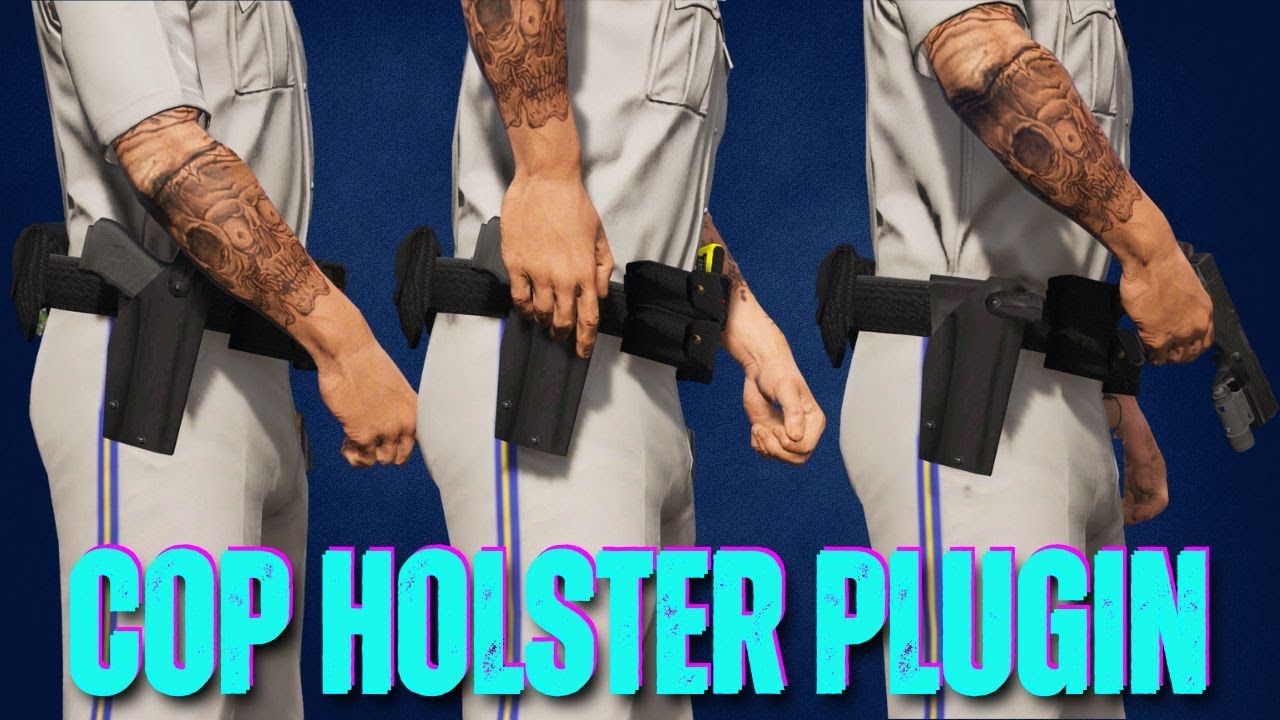 Cop Holster Fun Mod And Still Works Great Gta Lspdfr Youtube