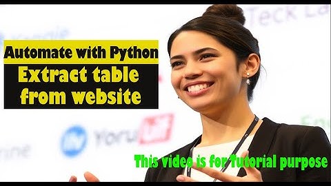 Automate with Python: Table Extraction with Playwright #coding #code #programming