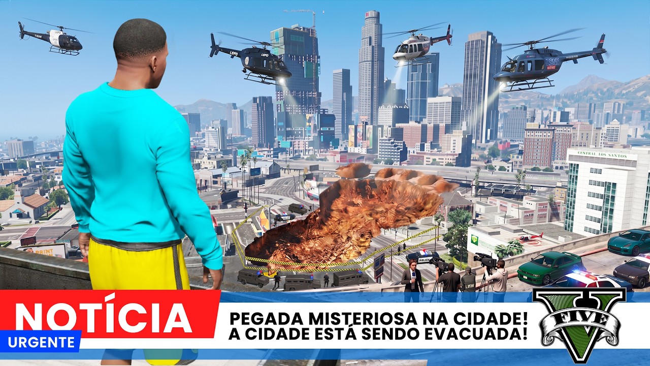 ENCONTREI UMA PEGADA NO GTA 5!