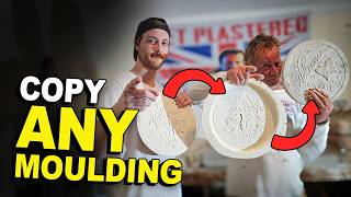 How to Copy ANY Moulding / Molding with 2-Ingredient Homemade Rubber & CEMENT Casting (Full Process)