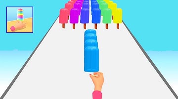 Popsicle Stack ! Top FreeGameplay iOS, Android Max Level Mobile Game Walkthrough Videos