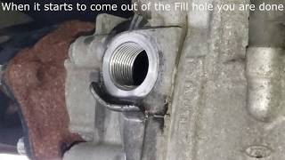 Honda HRV AWD Differential Fluid change