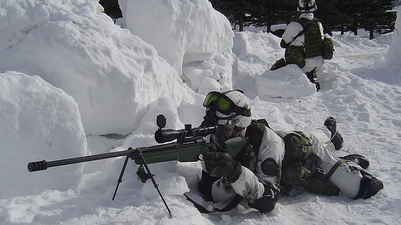 Scout Snipers – Live Fire – Arctic Warfare Training Norway