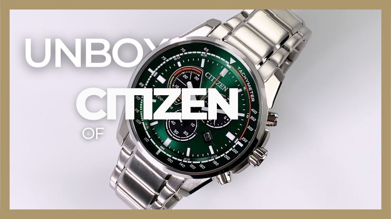 UNBOXING | Citizen OF with Eco-Drive - YouTube | Solaruhren