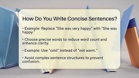 How Do You Write Concise Sentences? - The Prose Path