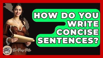 How Do You Write Concise Sentences? - The Prose Path