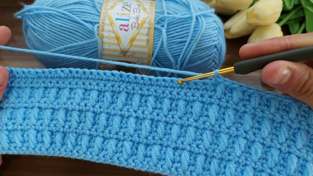 WOW! WHAT A PERFECT CROCHET BABY BLANKET ~ EASY STEP BY STEP CROCHET KNITTING STITCH