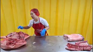 Hi, I am Mary Rose Pelagiao,from Tagum City Phil. I will show you how to Debone a half pork carcass.