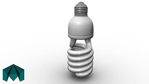 Autodesk Maya - Lamp Modeling