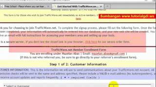 cara daftar autoresponder trafficwave.mp4.flv